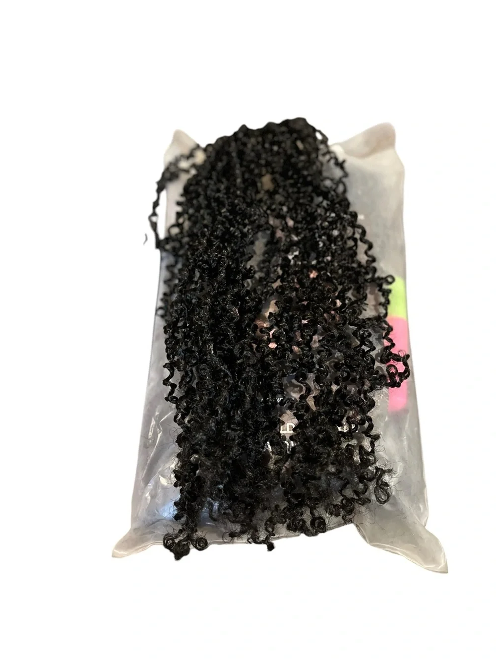 Black Crochet Hair Extensions Spring Twists 18 Inches